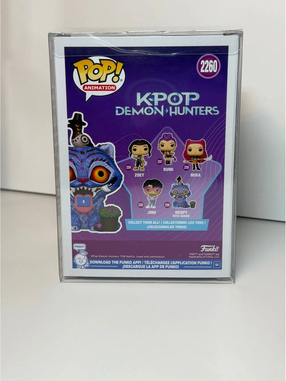Funko POP! Animation KPop Demon Hunters Derpy with Sussie #2260 Glow in the Dark